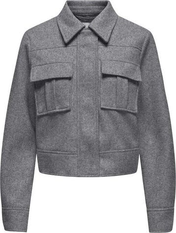 ONLY Maat L Dames Jas - Medium Grey Melange (Jassen), Kleding | Dames, Verzenden, Nieuw