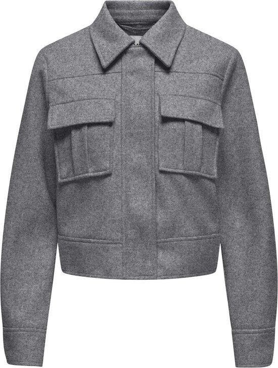 ONLY Maat L Dames Jas - Medium Grey Melange (Jassen), Vêtements | Femmes, Vestes | Hiver, Envoi