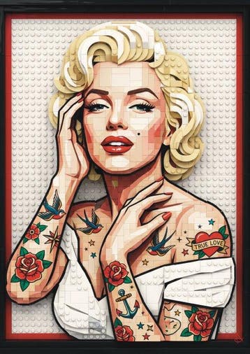 ANDSAL - Marilyn Monroe Lego New Age Limited Edition w/COA