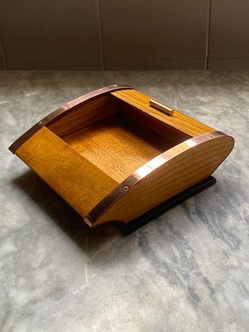 Zonder minimumprijs - sigaretten dispenser - Teak -