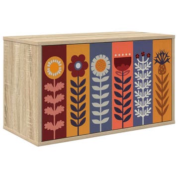 vidaXL Wand gemonteerd TV Kast ESSEN 69 x 33 x 40 cm Sonoma, Verzenden, Nieuw