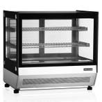Koelvitrine | SERIE LCT | 120L | RVS/Zwart | +2°C/+8°C |, Verzenden