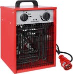 Ventilatorkachel - Elekrtische kachel - 5000W - Rood - Aufun, Doe-het-zelf en Bouw, Verwarming en Radiatoren, Verzenden, Nieuw