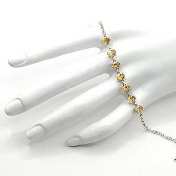 Argent, Argent sterling 925 et citrine naturelle - Joie,