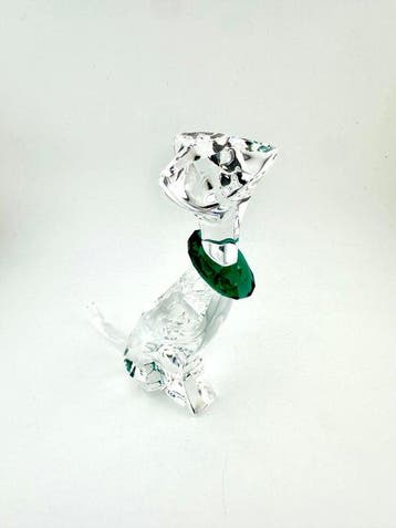 Swarovski - Figuur - The Cat - 289478 - Box - Kristal, Antiek en Kunst