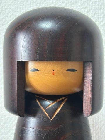Usaburo -  - Beeld, Sosaku Kokeshi “Bakushu” (Wheat