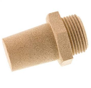 Silencieux Pneumatique en Bronze Fritté G1 Raccord, Verzenden