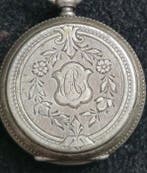Reloj de bolsillo antiguo - De plata maciza de coleccion -
