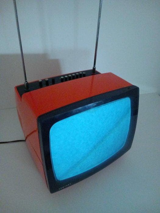Televisie - Century - draagbaar uit de jaren zestig, Antiek en Kunst, Kunst | Designobjecten