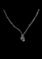Oud-Romeins Zwart Glas Kralenketting (Zonder minimumprijs)