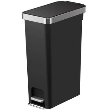 Pedaalemmer | HANA | Kunststof/RVS | Zwart | 40L |, Verzenden, Nieuw in verpakking