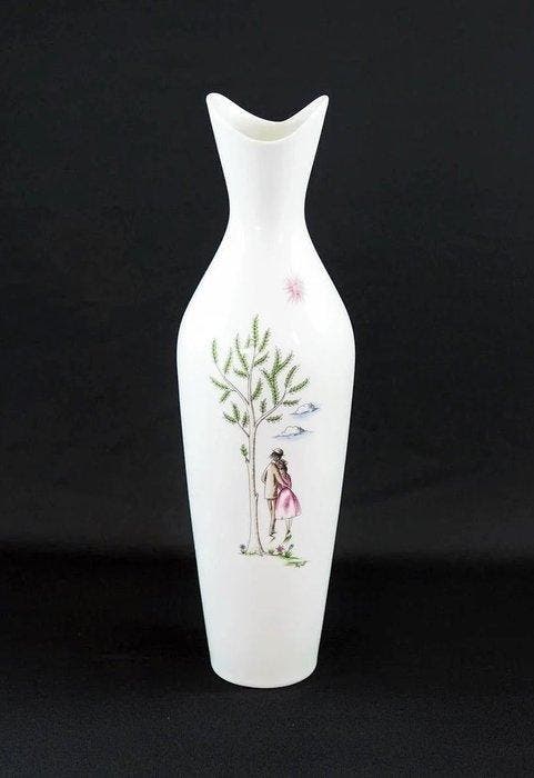 Rosenthal - Raymond Peynet - Vaas - H. 33,5 cm - Porselein -, Antiek en Kunst, Antiek | Glaswerk en Kristal