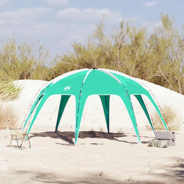 vidaXL Partytent waterdicht zeegroen, Caravanes & Camping, Tentes, Envoi