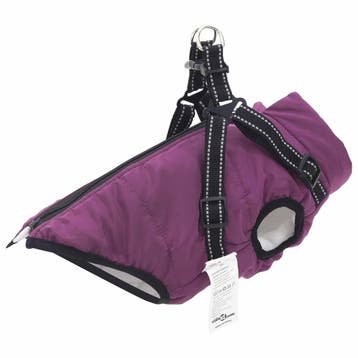 vidaXL Hondenjas Paars L40 Fleece en polyester, Verzenden, Nieuw