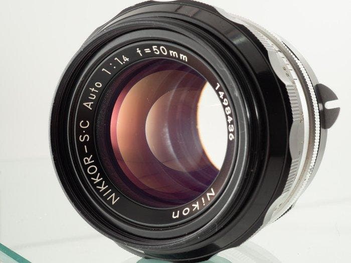 Nikon F Photomic FTN Black Body with Nikkor-SC 1,4/50mm, TV, Hi-fi & Vidéo, Appareils photo analogiques