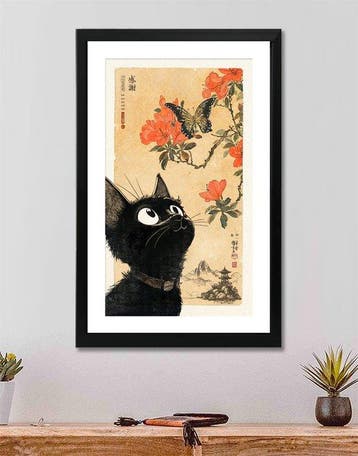 Kodo88 Giclée - Jiji and the Butterfly  – Limited, Nieuw