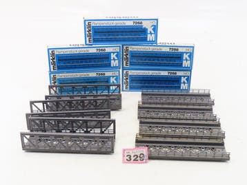 Märklin H0 - 7262/7268 - Modeltrein brugdelen (12) -, Hobby en Vrije tijd, Nieuw