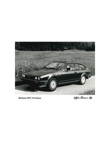 1980 ALFA ROMEO GTV6 2.5 INIEZIONE PERSFOTO, Nieuw