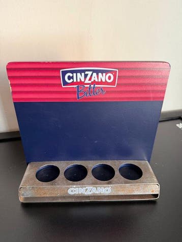 Bar - Acier - Lot de Cinzano