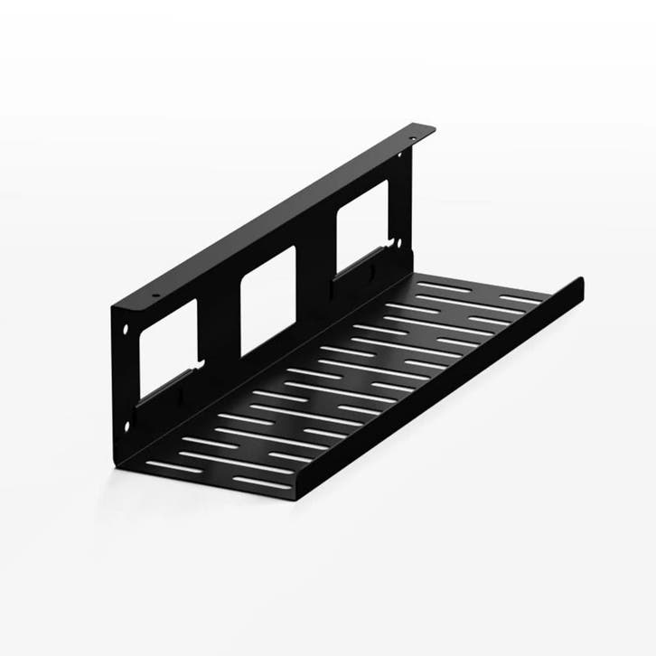 Kabelgoot bureau - Kabel management - Zwart - CMP051-B - FLE, Doe-het-zelf en Bouw, Elektriciteit en Kabels, Nieuw, Verzenden