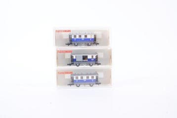 Fleischmann N - 8053K/8054K - Wagon de passagers pour trains, Nieuw