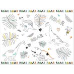 Dino Placemats Kleurplaat Roars 6st, Verzenden, Nieuw