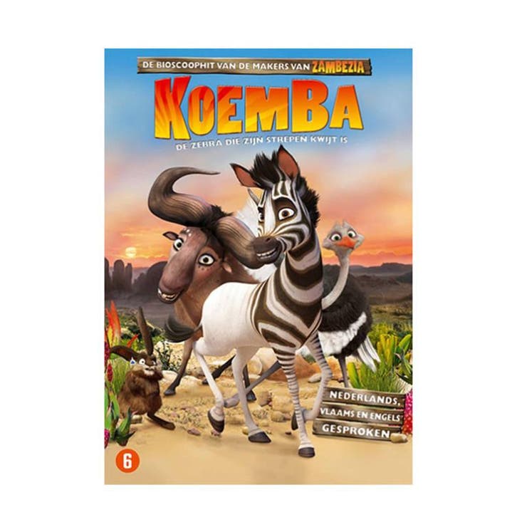 Koemba op DVD, Cd's en Dvd's, Dvd's | Tekenfilms en Animatie, Nieuw in verpakking, Verzenden