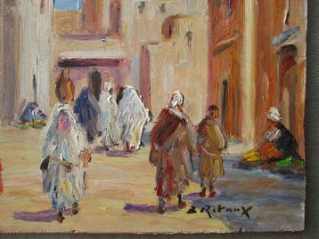 Retaux Bruno (1947) - Vue de Marrakech Maroc