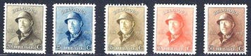 België 1919 - Albert I  Met Helm - OBP/COB 165/78, Gestempeld