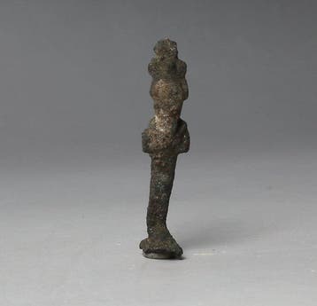 Oude Egypte, late periode Brons Osiris-statuet (Zonder