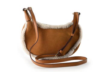Laurent David Schoudertas Bruin, Handtassen en Accessoires, Tassen | Damestassen, Verzenden, Zo goed als nieuw, Bruin