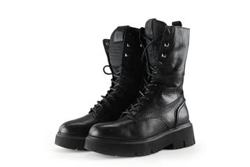 VIA VAI Veterboots in maat 38 Zwart, Kleding | Dames, Schoenen, Verzenden, Zwart, Overige typen, Zo goed als nieuw