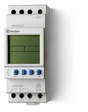 Finder Minuterie Numérique Hebdomadaire Interrupteur 16A 12V, Verzenden