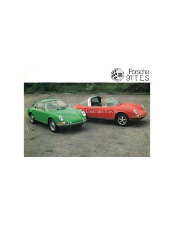 1970 PORSCHE 911 BROCHURE DUITS, Ophalen of Verzenden