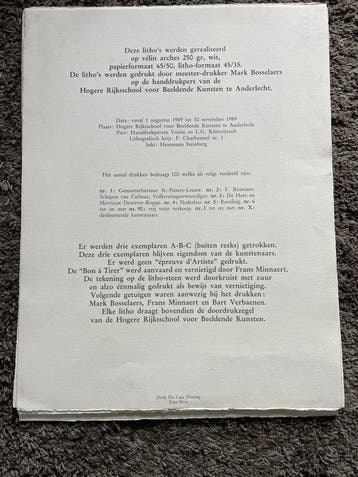 Fred Bervoets (1942) and more - Dimensie
