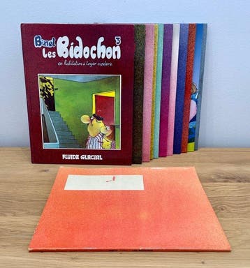 Les Bidochons - 9x C + B - 10 albums - Eerste druk -, Livres