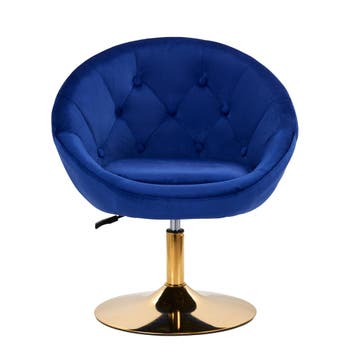Elegante Velvet Draaistoel – 360° Draaibaar en Verstelbaar, Verzenden, Nieuw