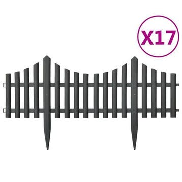 Bordure de jardin 10m - Anthracite - Produit retour -31%, Tuin en Terras, Verzenden, Nieuw