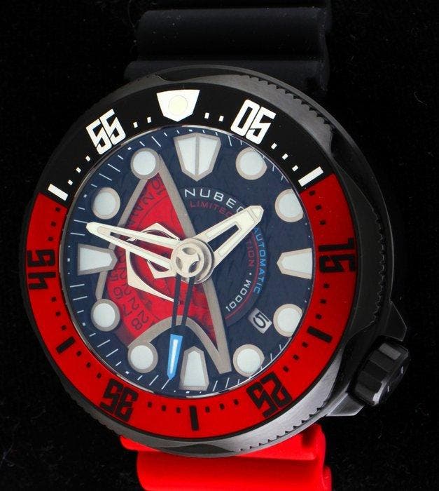 Nubeo - VENTANA STAR TREK STARFLEET - OPS RED - Automatic, Bijoux, Sacs & Beauté, Montres | Hommes