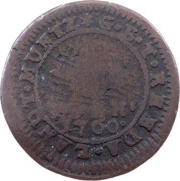 Allemagne. Moritz Casimir. 1 Pfennig 1760 (Sans prix de