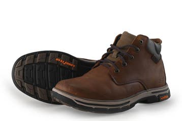 Skechers Veterboots in maat 40 Bruin, Bruin, Verzenden, Boots, Zo goed als nieuw