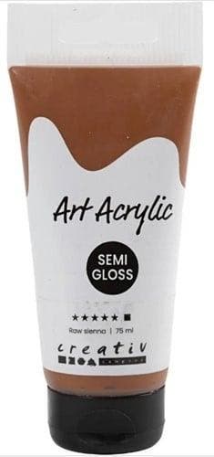 Allesverf Acryl Semi glanzend dekkend Raw Sienna 75 ml