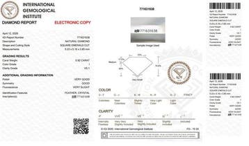 Zonder minimumprijs - 1 pcs Diamant (Natuurlijk) - 0.92 ct -