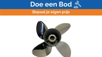 Bieden: Michigan Apollo 4-Blade Stainless Steel Propeller 1, Ophalen of Verzenden