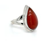 Zilver - Ring - Chalcedony