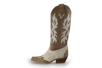 Sacha Cowboy laarzen in maat 38 Beige, Kleding | Dames, Verzenden, Beige, Zo goed als nieuw, Sacha