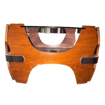 Middentafel - Hout, Glas, Metaal, Antiek en Kunst