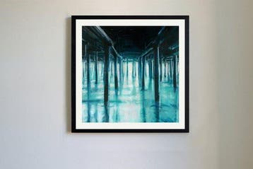 PIERRE RIOLLET - BLUE PIER, Antiquités & Art