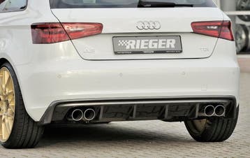 Rieger diffuser | A3 (8V): 07.12-08.16 (tot Facelift) - 3-dr, Verzenden