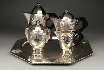 RameLPa - Service à thé et café - Plaqué(e) argent, Antiquités & Art